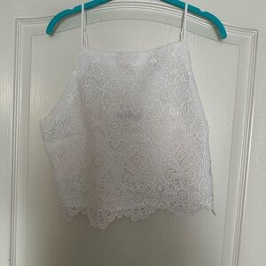 Abercrombie & Fitch White Lace top